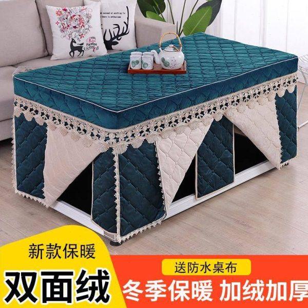 冬季长方形烤火罩加厚夹棉桌布电取暖火炉桌罩家用厚电炉套电炉罩,居家布艺,烤火罩,淘宝优惠券,粉丝福利购,淘宝优惠卷