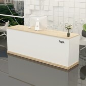 房产中介公司前台桌接待台图文店办公桌奶茶店超市吧台柜台收银台