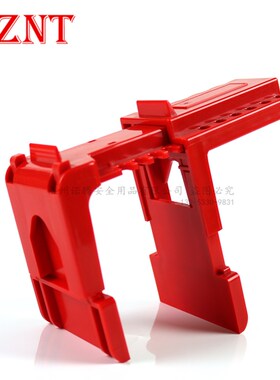 诺腾可调节球阀锁具双向转动法兰阀锁具前后挡板双锁球阀NT-A03F
