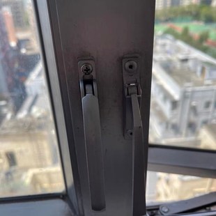 传动执手塑钢门窗锁扣锁连杆窗上下联动塑钢窗传动把手老式铝合金