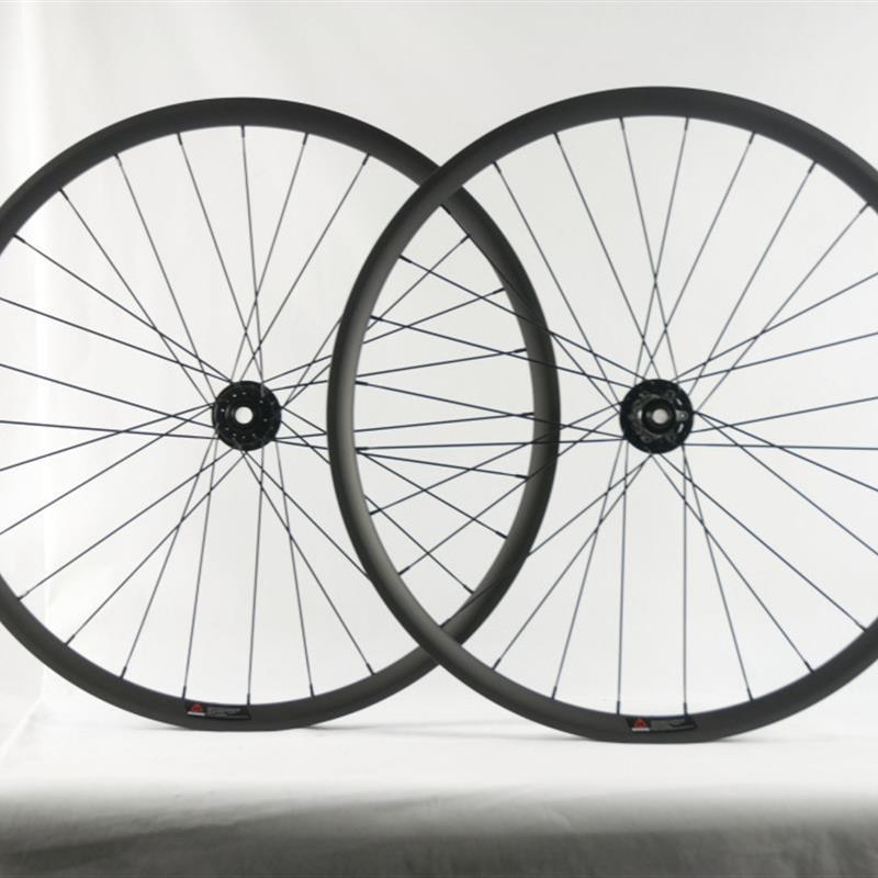 碳纤维山地轮组27.5寸29寸桶轴快拆中锁偏心圈越野支持真空直边XC