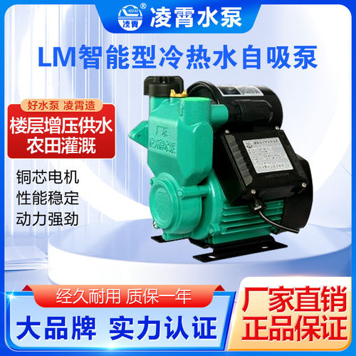 凌霄自吸泵Lm-400B系列家用自来水增压泵全自动加压泵井水抽水机