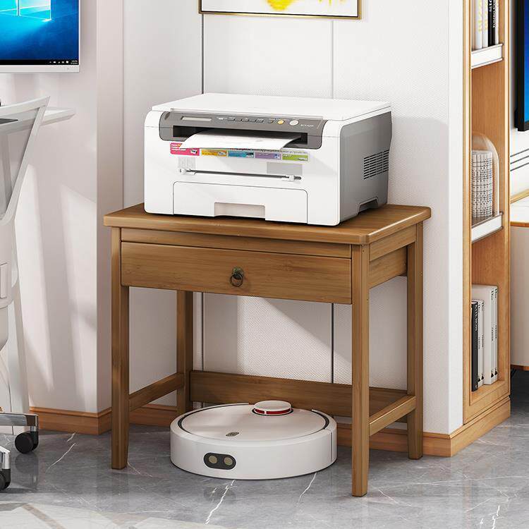 放打印机置物架落地办公室桌下复印机架子小桌子家用客厅收纳柜子