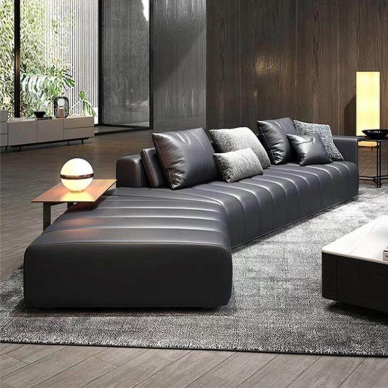 钢琴键意式极简L型真皮沙发轻奢黑色异形沙发客厅大平层弧形沙发,机械设备,其他机械设备,淘宝优惠券,粉丝福利购,淘宝优惠卷
