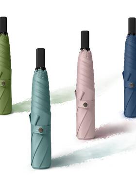 IDREAMY爱丽嘉'無'系列三折超轻黑胶伞160g简约款