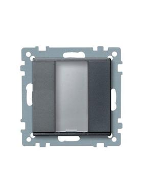 MTN627514烟灰色M系列2键莫顿KNX智能照明控制系统场景功能面板