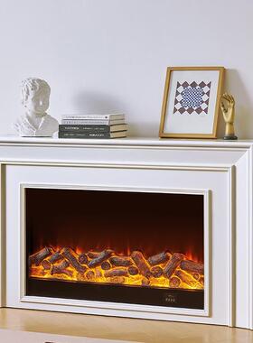 法成品壁炉装饰柜12米美式复古火电子暖壁炉式芯1KVO取..5米定制