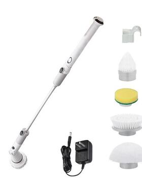 JESO拖PB无线电动清洁刷清长柄伸缩洁刷子不转弯腰清洗刷自95461