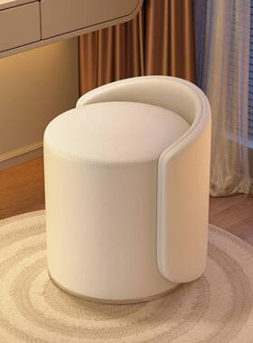 化妆VXA室凳生小巧卧家女旋用凳子靠背轻奢梳妆台圆凳转椅子