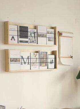 示架简KDB墙上置物展架壁挂杂书志架架收纳架客厅墙面装饰易书报