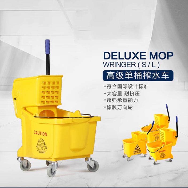 加厚榨水桶车酒压店JXQ手式挤水桶扎水洁车家用单桶拖把桶清清洁