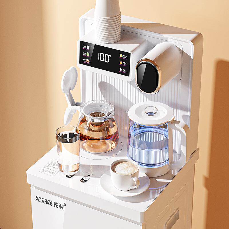 饮水机茶音吧机家用下水桶智能语冷FKE热一体0机225新置款工厂直