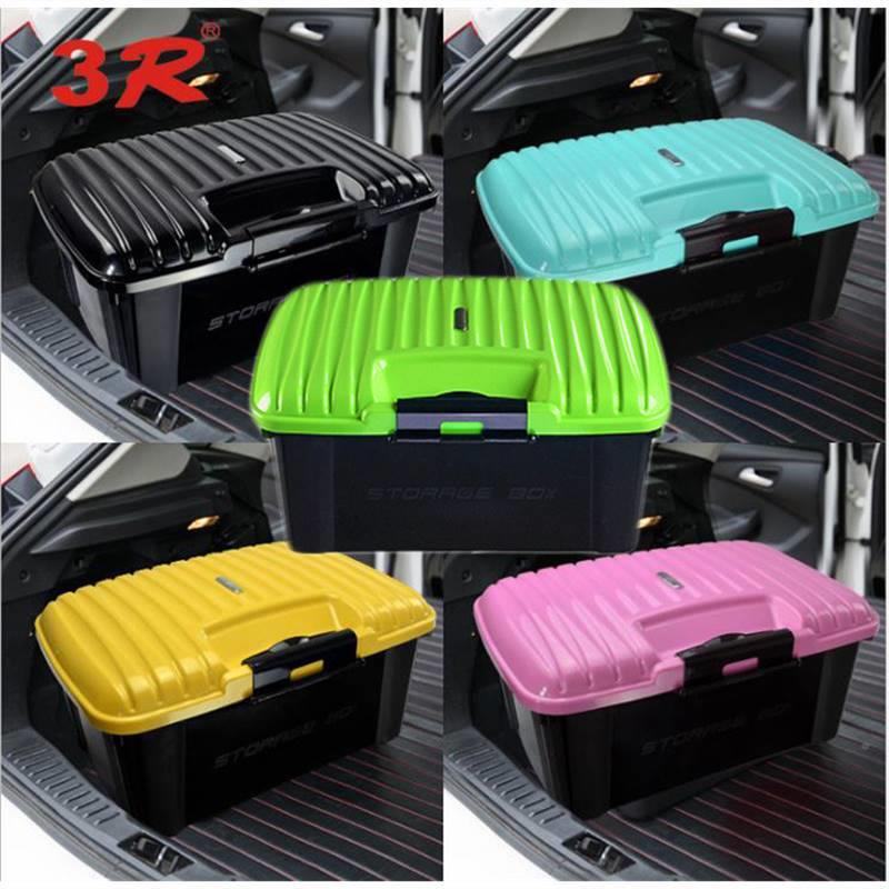 3R车载车后备箱整收纳储物箱杂物箱家用工具理车箱UTT用水汽桶