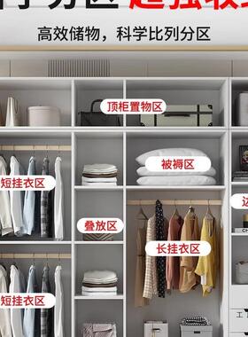 衣柜家用卧室型橱实木质童衣工厂直儿WWG销简易组出装租房用经济