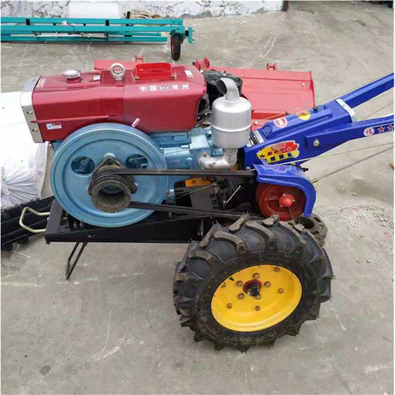 柴手乘大坐式旋扶耕机多功VOT能小型手扶拖拉机硬地深翻油马力开