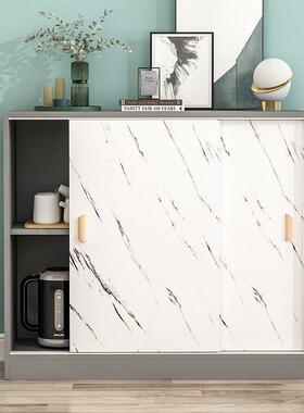 OLZ移门阳台柜防飘晒窗储物柜地柜推拉门矮柜收纳置物柜柜餐边