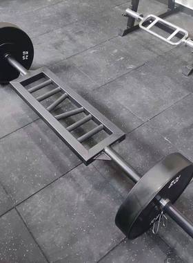 健身器材重杆举NUI蹲奥深卧推训练杠杆铃杆瑞士杆举重训练黑色瑞