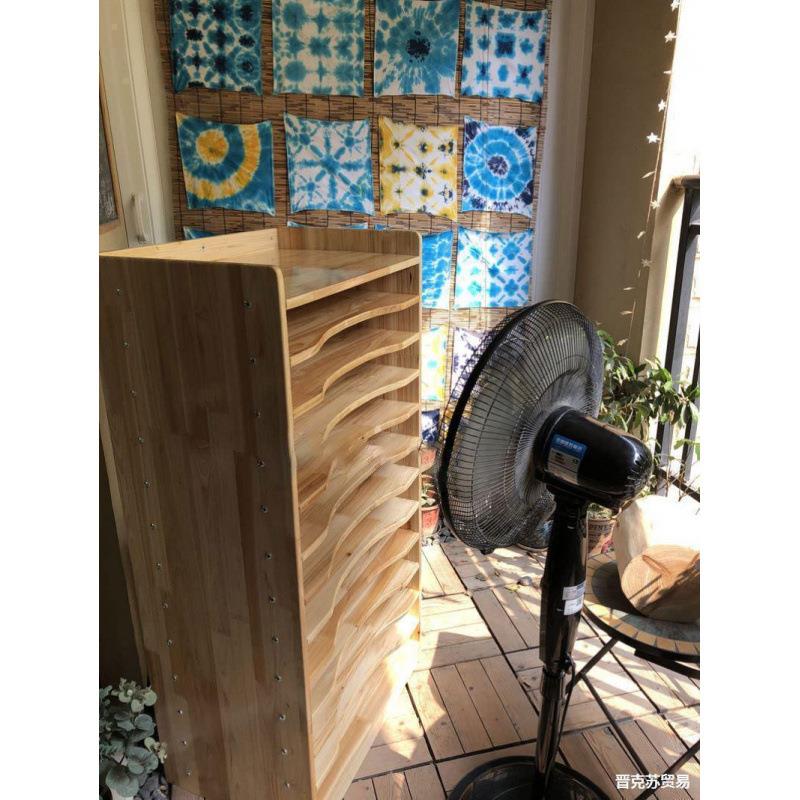 画室置物架收纳用纸品园柜子美术室幼儿开整理卡纸CRZ张材画纸料