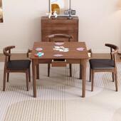 实木小桌正形八仙桌简约餐桌方掼蛋专桌棋方牌桌KXV打用牌桌子四