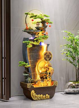 水流水墙屏风景隔断摆件户外庭院LQL喷泉观公司酒店假山鱼幕池装