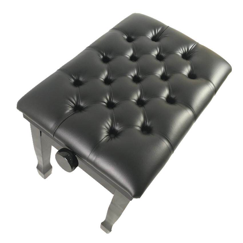 单人钢脚琴凳可升降哑光马蹄皮革面凳子练习无品牌/电钢琴乐器凳