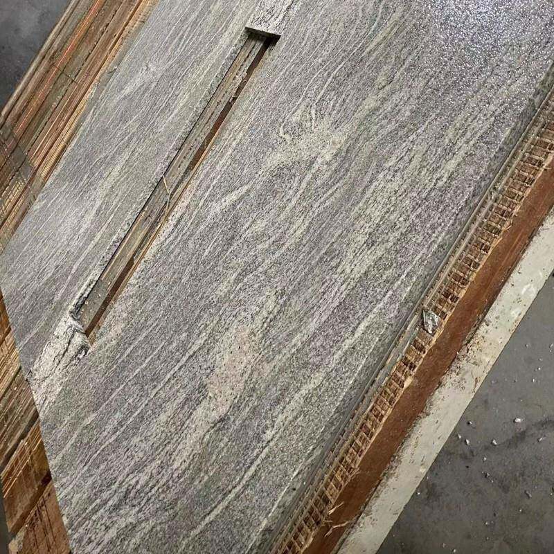 色幻彩麻火烧园林庭踏步UZR地铺石板大漠流金石材灰山院水面岩干