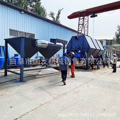 国友机械200升六33950角滚筒去去锈机厂用械毛刺抛光机设备厂家现