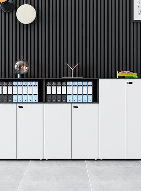 m质白色文件QQY柜柜木落地资料柜矮带密码锁办公室打印y机茶水柜