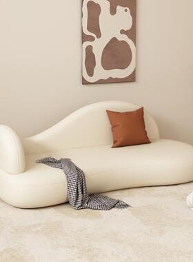 25年款布艺款25831沙发网红异形厅休闲造型客沙发茶几组合服装店