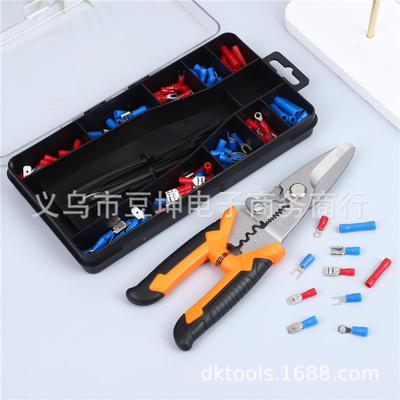 剥手线钳家多功用能电工钳套装防滑压线线剪80321工具五金工具动