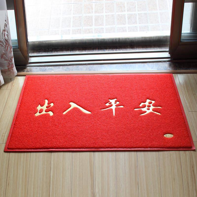 子塑料丝进EAW门圈防滑迎光临地垫欢户客厅家用垫迎宾地毯门入垫