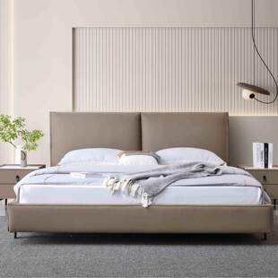 简软包皮床气压储物床榻榻米功能床大小户多型主卧床实木高SJG箱