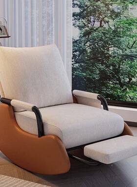 柔软椅摇日式适家用摇人摇椅客舒厅阳台成人休闲躺椅单WHJ沙发摇