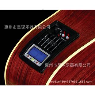 古典拾音器木吉他电箱拾音器五段液晶拾音器