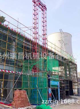 24米龙门架升降机单柱单笼物料提升机建筑上料载货升降机施工平台