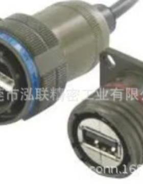 USBFTV7PEM2G替代品USB连接器USBFldJnutRcptMtlBkshllGr