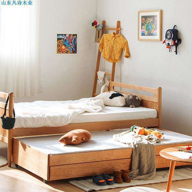 樱桃木全实木儿童床1.2米日式原木上下铺床带抽屉拖床子母床1.5m,机械设备,其他机械设备,淘宝优惠券,粉丝福利购,淘宝优惠卷