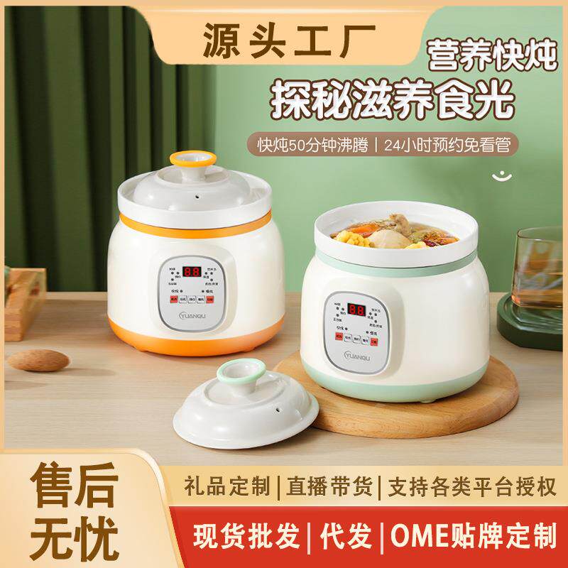陶瓷电炖锅煲粥专用锅小型炖锅宝宝辅食家用全自动煲汤锅煮粥炖锅