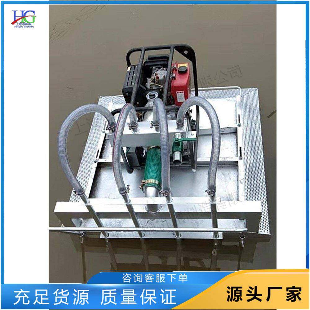 船载往复式挖藕机水枪式不锈钢挖藕工具电启动高压莲藕收获设备