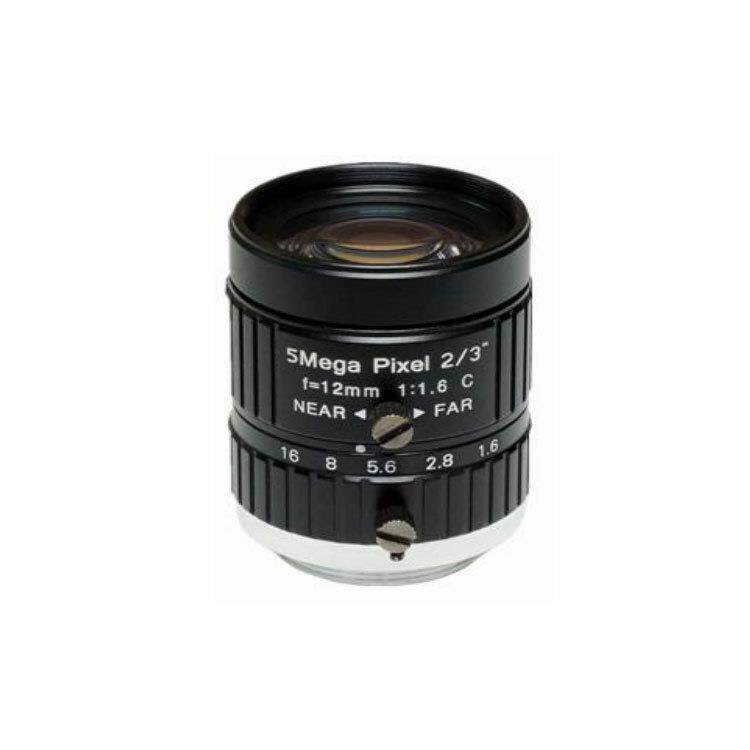 12mm焦距500万像素高清C接口CS工业镜头机器视觉镜头可调手动光圈