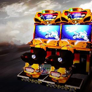 直销网红款户外赛车FF摩托游戏机电玩城游乐机观光无动力设备