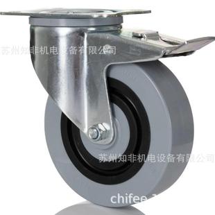 德国TENTE腾德ALPHA3477重型万向刹车脚轮ALPHA3478定向轮橡胶轮