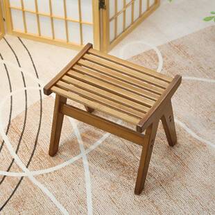 透气凳子夏天阳台乘凉竹小凳子家用久坐舒服矮凳子舒适化妆凳方凳