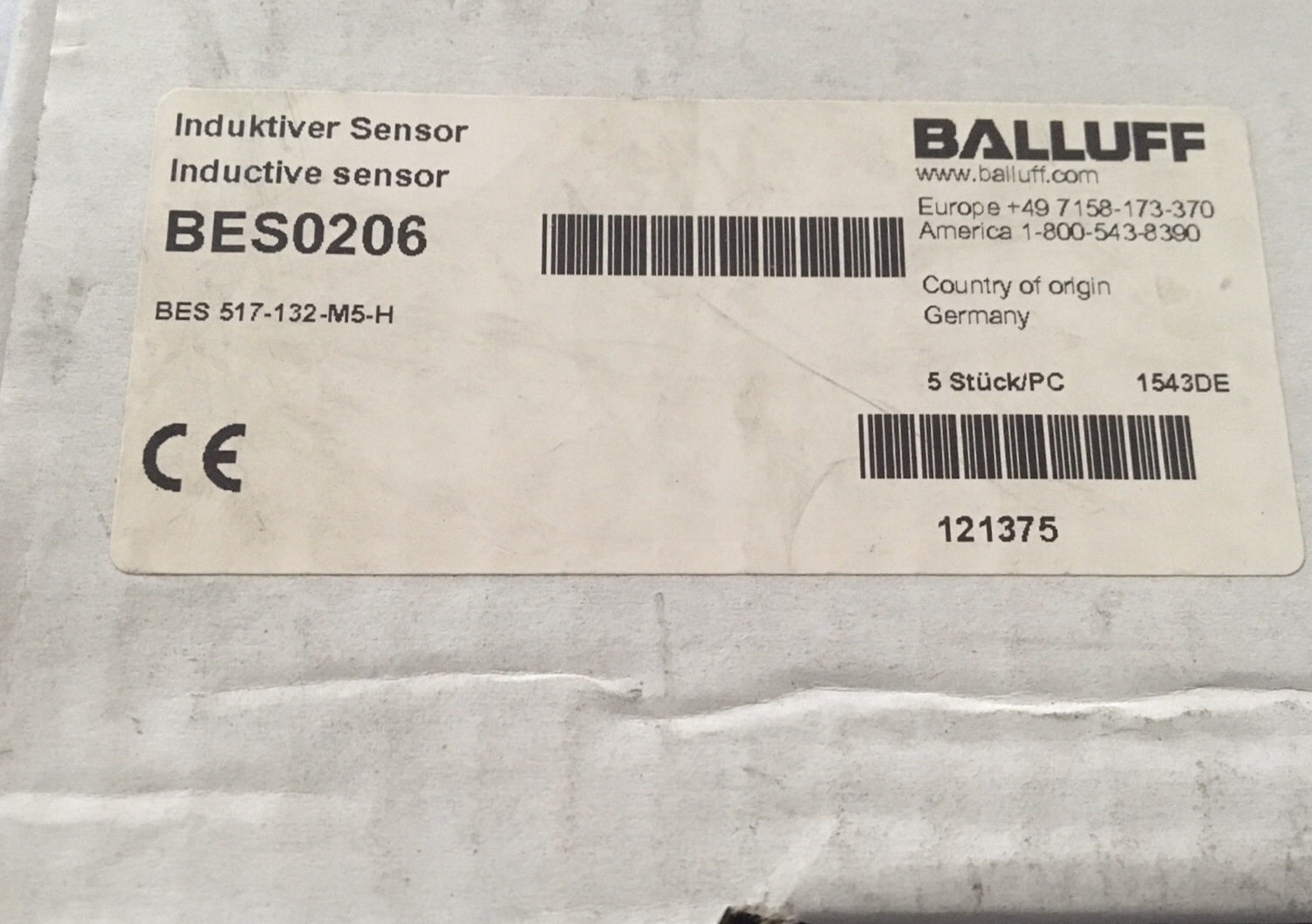 BES0206现货BALLUFF巴鲁夫接近开关BES517-132-M5-H