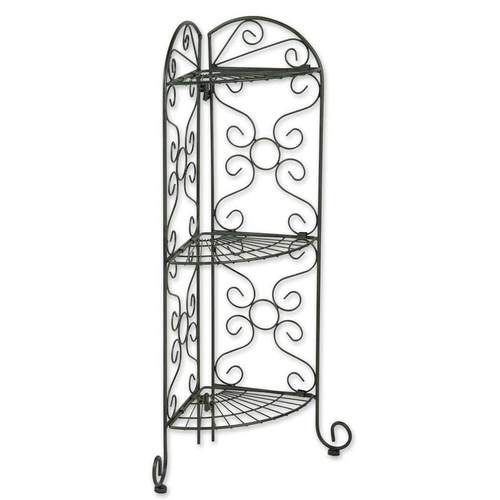 金属展示盆架,角落植物支架三铁层卷边装饰园艺花盆架户JOH外花栽