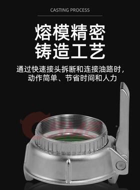 DIN24508快速接头锈不钢K快接接头MIRN油罐车快装接头