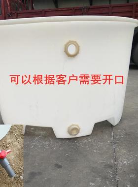 加厚牛筋塑桶料圆周箱叉车桶托盘桶化工搅拌ZFD料大水桶铲车桶转