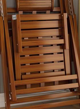 躺椅折叠午休阳红台大家用休懒人午睡办公FDU室户外便人携网竹椅