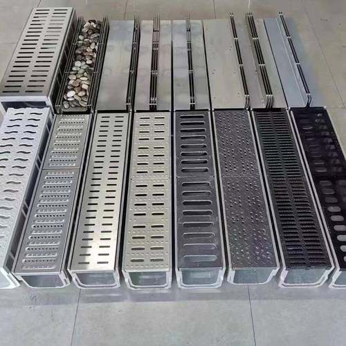 3U04沟不锈钢线性排水IMX缝隙式型槽盖板雨水篦下水子道格栅隐形