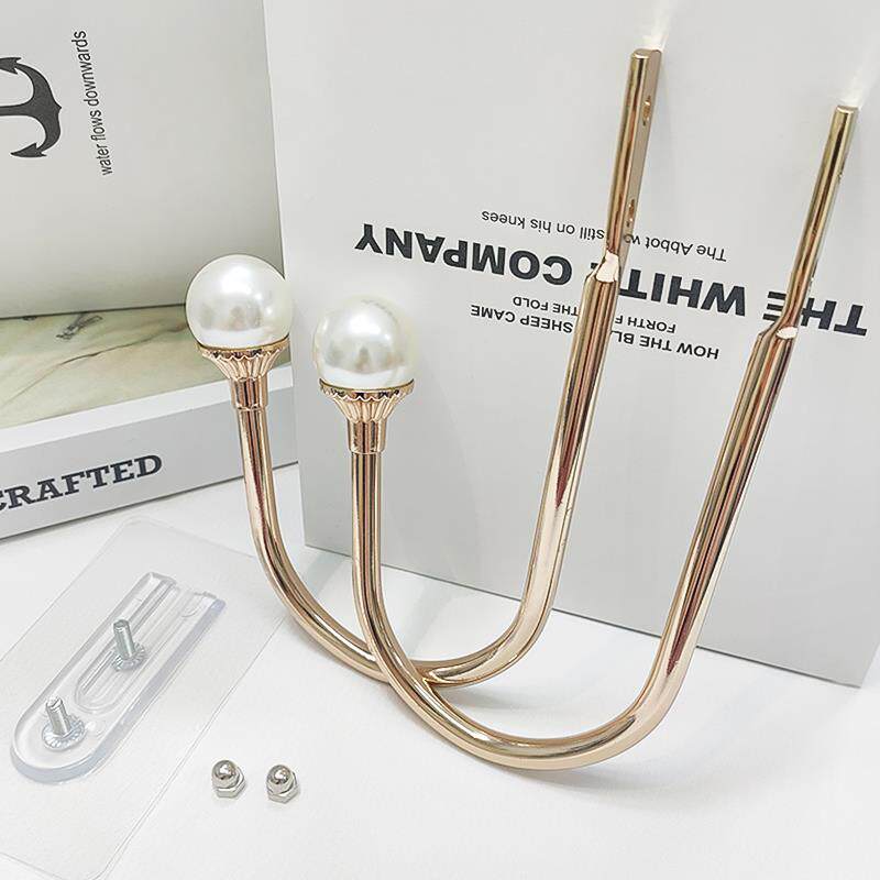 免纳钉钩U型窗墙帘挂钩挂球锌KMA贴合金珍珠门帘绑带收扣固定粘钩